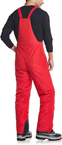 TSLA Yko85 - Mono de invierno para hombre, impermeable, con aislamiento, para esquí o snowboard, talla S, color rojo