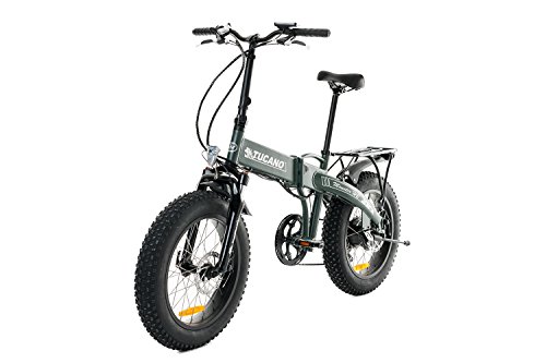 Tucano Bikes Monster HB Bicicleta Eléctrica Plegable, Verde (Mate), Talla Única