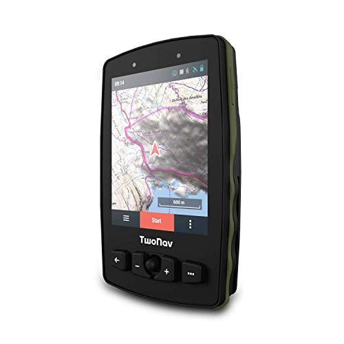 TwoNav - GPS Aventura 2 Motor - Coche Quad Moto/Joystick/Pantalla 3.7" / Autonomía 36 h + Batería extraíble/Memoria 32 GB + Ranura MicroSD/Tarjeta SIM/Mapa topográfico + Carreteras incluidos