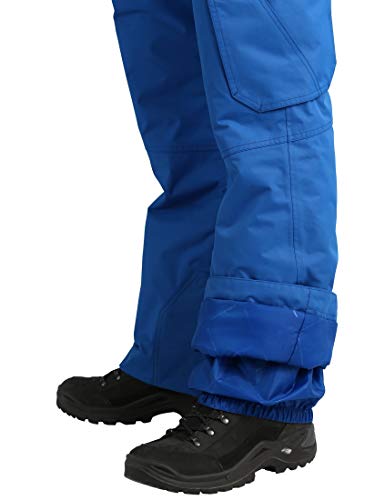Ultrasport Advanced Pantalones de esquí y snowboard para hombre Cargo, pantalones de invierno, pantalones de esquí, pantalones de nieve, pantalones funcionales, Azul, L
