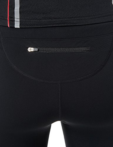 Ultrasport Quick Dry Thermo-Dynamic Pantalones Largos, Mujer, Negro/Rojo, X-Small