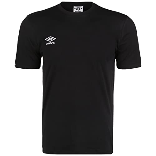 Umbro Fw Logo Cotton tee Camiseta, Negro (Black 060), Small (Tamaño del Fabricante:S) para Hombre