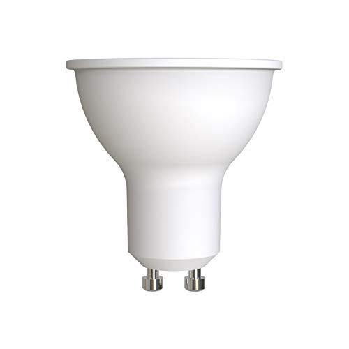 Umi by Amazon - Bombilla dicroica LED regulable con casquillo GU10/MR16, 5,5 W (equivalente a 50 W), blanco cálido (2700 K), 15 000 horas (paquete de 6)