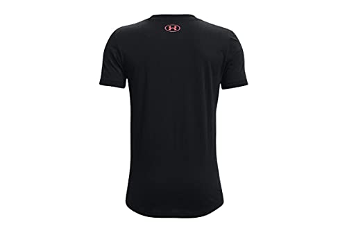 Under Armour Boys' Sportstyle Logo Short-Sleeve T-Shirt , Black (002)/Beta , Youth Medium