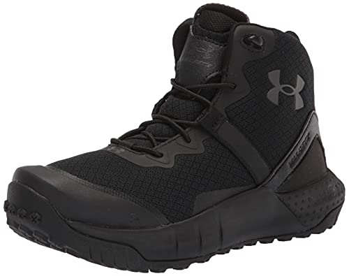 Under Armour UA Micro G Valsetz Zip Mid Zapatos de Escalada para Hombre, Negro (Black / Black / Jet Gray), 42.5 EU