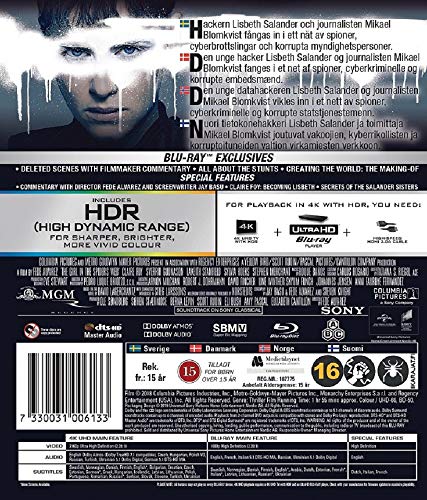UNIVERSAL SONY PICTURES NORDIC Girl in The spider's Web - DVD