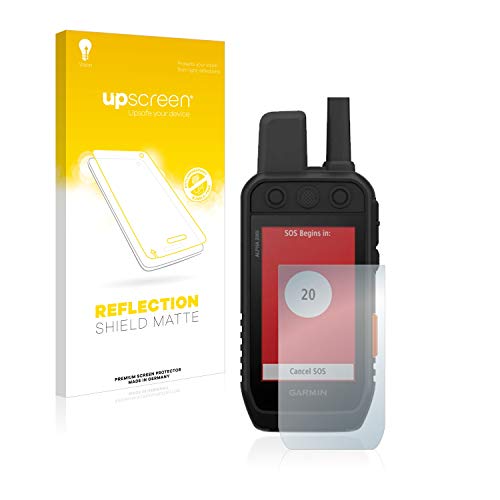 upscreen Protector Pantalla Mate Compatible con Garmin Alpha 200i K Película – Antireflejos, Anti-Huellas