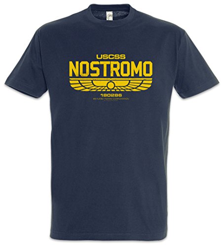 Urban Backwoods USCSS Nostromo IV Camiseta De Hombre T-Shirt Azul Talla XL