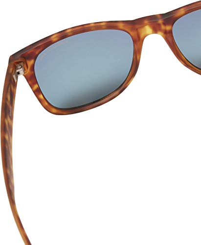 Urban Classics Sunglasses Likoma Mirror UC, Gafas Unisex Adulto, Leopardo Marrón/Naranja, One Size