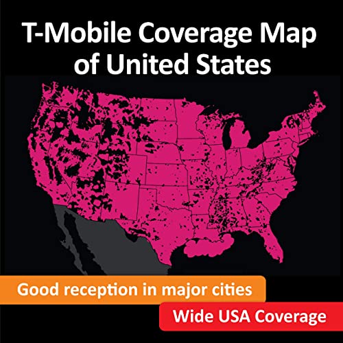 USA SIM T-Mobile 9 días, Datos a Alta Velocidad/Llamadas/Mensajes Ilimitados, Tarjeta SIM de Red T-Mobile para EE.UU