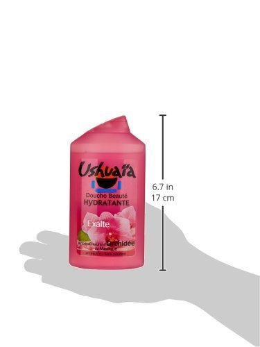 Ushuaïa – Gel de ducha de belleza hidratante con extracto natural de orquídea de México, 250 ml, juego de 3 unidades