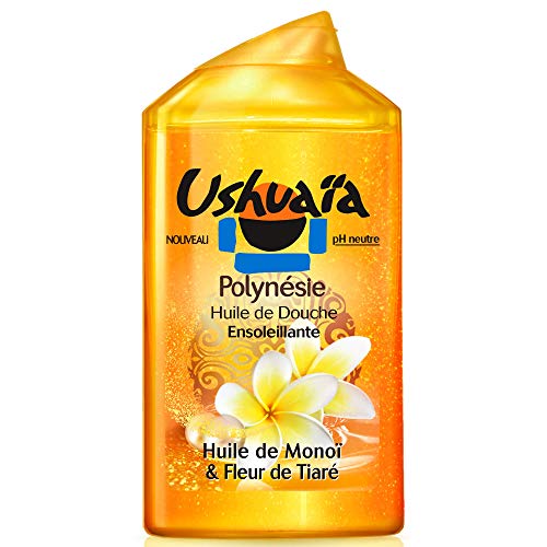 Ushuaïa - Polynésie Huile de Douche Ensoleillante à l'Huile de Monoï & Fleur de Tiaré - 250 ml