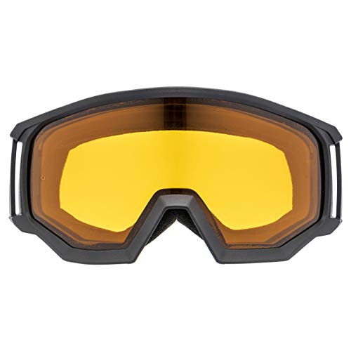 Uvex athletic LGL Gafas de esquí, Adultos unisex, black, one size