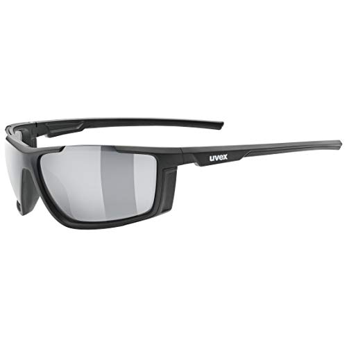 uvex Sportstyle 310 Gafas de Deporte, Unisex-Adult, Black Mat/Silver, One Size