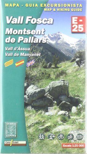 Vall Fosca-Montsent De Pallars - Mapa (Mapa Y Guia Excursionista)