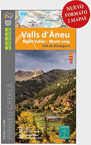 Valls D'aneu 1: 25.000: Vall de Montgarri