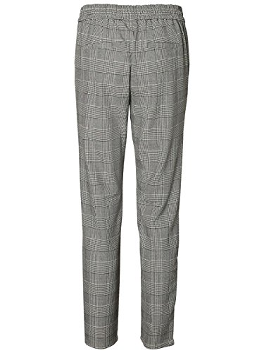 Vero Moda Vmeva Mr Loose String Checked Pants Noos Pantalones, Multicolor (Grey Checks: White), 34/ L32 (Talla del Fabricante: X-Small) para Mujer