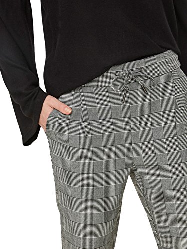 Vero Moda Vmeva Mr Loose String Checked Pants Noos Pantalones, Multicolor (Grey Checks: White), 34/ L32 (Talla del Fabricante: X-Small) para Mujer
