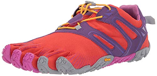Vibram FiveFingers V-Trail, Zapatillas de Running para Asfalto Mujer, Naranja (Magenta/Orange Magenta/Orange), 37 EU