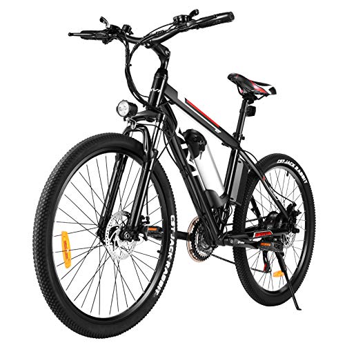 VIVI Bicicleta Eléctrica, 26" Bicicleta Eléctrica Bicicleta de Montaña Eléctrica para Adultos, 250W E-Bike Bici Electrica con 36V 8Ah Batería de Litio de, Engranajes De 21 Velocidades