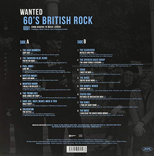 Wanted 60'S British Rock [Vinilo]