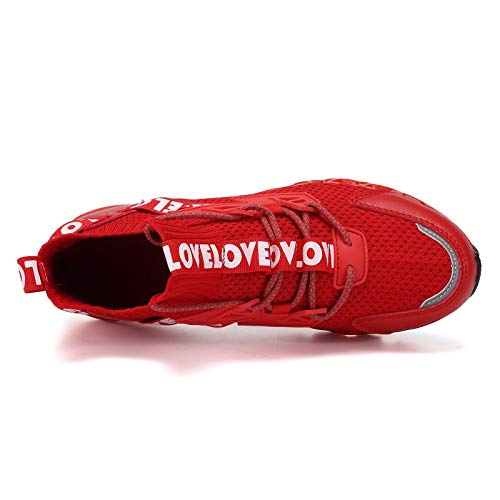 WateLves - Zapatillas de deporte para hombre y mujer, para correr, para caminar, correr, hacer deporte, trail, color, talla 43 EU