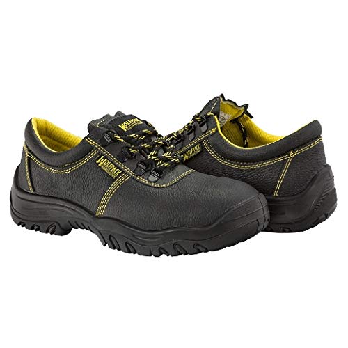 Wolfpack Linea Profesional 15018130 Zapatos Seguridad Piel Negra Wolfpack Nº, 42 EU