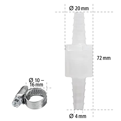 Xavax 00111398 MM Spezial 1/BL, Blanco (10 mm diámetro)