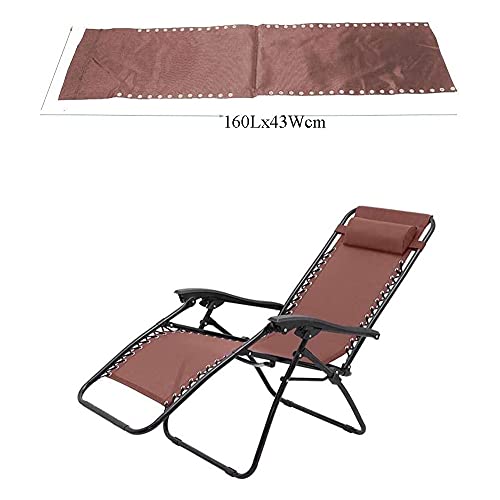 Yantan Tela de repuesto para silla de gravedad de Auuen, terraza, patio, playa, piscina