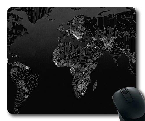Yanteng Magic Map gaing Mouse Pad, Mundo Escritorio Map Mouse Mat YT 016