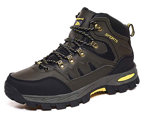 Zapatillas de Trekking para Hombre Mujer Impermeables Botas de Senderismo Al Aire Botas de Montaña Antideslizante Zapatos de Deporte Adulto