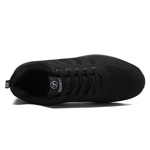 Zapatillas Deportivas Mujer Bambas Ligero Mujer Calzado Deportivo Tenis Mujer Zapatos para Correr Mujer 39 EU,Negro