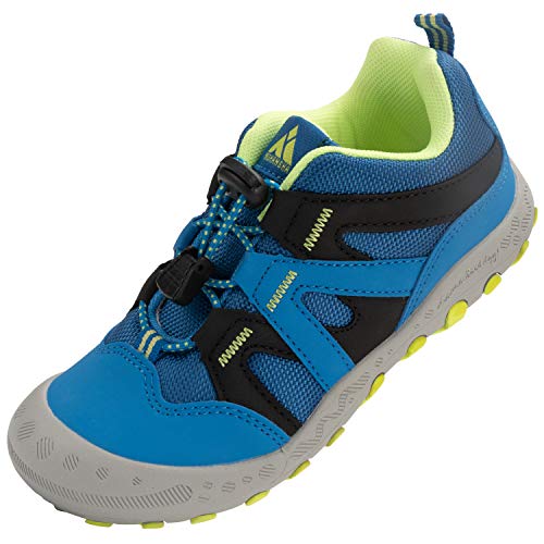 Zapatillas para Niños Zapatos Montaña Niño Calzado Trail para Chicos Respirable Zapatillas Trekking Infantil Azul A 24 EU