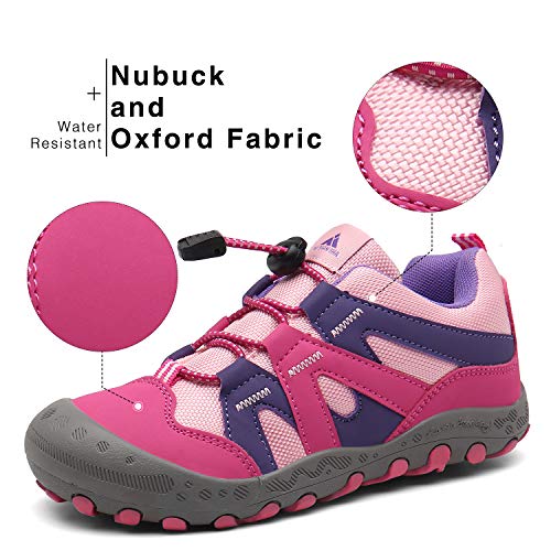 Zapatos Montaña Niña Zapatillas Senderismo Niños Bambas de Ligero para Niñas Calzado Trekking Rosa 28 EU