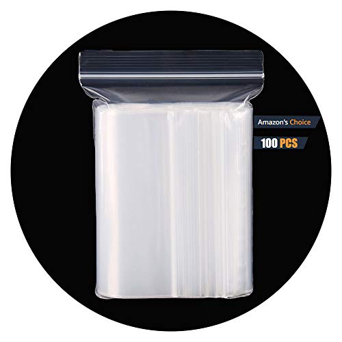 Ziplock Bag Food Self-Sealing Lips Bolsa Comida Hand Zipper Bag Plástico Almacenamiento Película Grano Household Kitchen Reciclaje Reutilizable Cremallera Transparente Pocket 14 * 20cm 100PCS