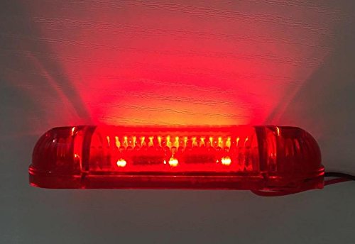 10x 24 V LED trasero marcador luces rojas para camión remolque caravana chasis bus van