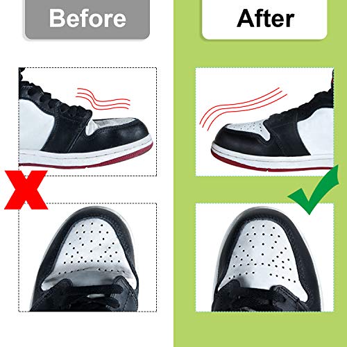 2 Pares Reductor de Puntera Antiarrugas, Evite Hendidura de Pliegue de Zapatos