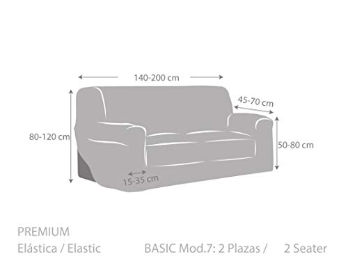 3D Funda de sofá súper bielástica 2 plazas Color 16