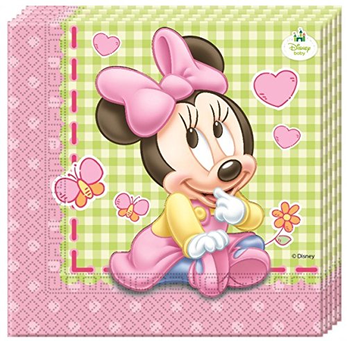 52 comparte decoración Disney Party Minnie Baby Set para 16 personas