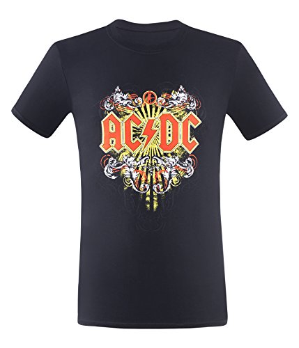 AC DC Damen T-Shirt, Tattoo, Gr. 34