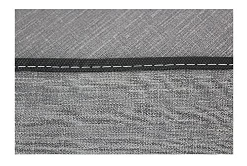 Acomoda Textil - Funda de Lavadora 60x84x60 cm. Funda Impermeable de Carga Frontal, Protectora de Lluvia, Sol y Polvo. (Gris)