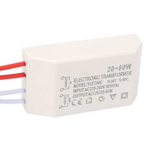 Adaptador de transformador electrónico 220V a AC 12V Convertidor de voltaje 20-60W Control remoto Halógeno Controlador de fuente de alimentación inteligente