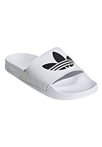 adidas Adilette Lite, Slide Sandal Hombre, Footwear White/Core Black/Footwear White, 43 EU