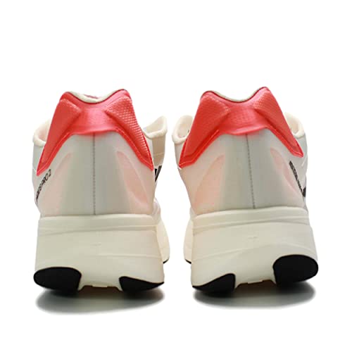 adidas Adizero Adios Pro 2, Zapatillas para Correr Hombre, FTWR White Carbon Solar Red, 44 2/3 EU
