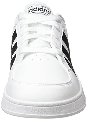 adidas Breaknet, Tennis Shoe, Cloud White/Core Black/Cloud White, 40 EU