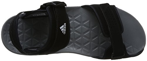 adidas Cyprex Ultra Sandal II, Zapatillas de Deporte Exterior Hombre, Negro/Gris/Blanco (Negbas/Grivis/Ftwbla), 46