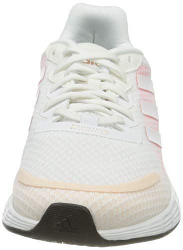 Adidas Duramo SL, Zapatillas Hombre, White/Signal Pink, 36 2/3 EU