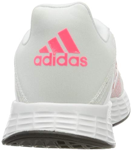 Adidas Duramo SL, Zapatillas Hombre, White/Signal Pink, 36 2/3 EU