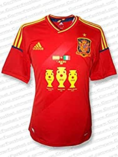 adidas - ESPAÑA 1ª Camiseta Campeon EURO12 Hombre Color: Rojo Talla: L