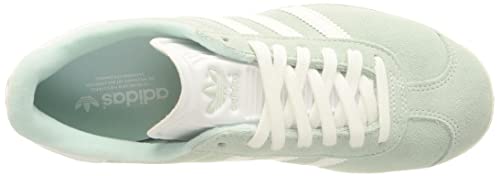 adidas Gazelle, Sneaker Mujer, Halo Mint/Core White/Silver Metallic, 37 1/3 EU